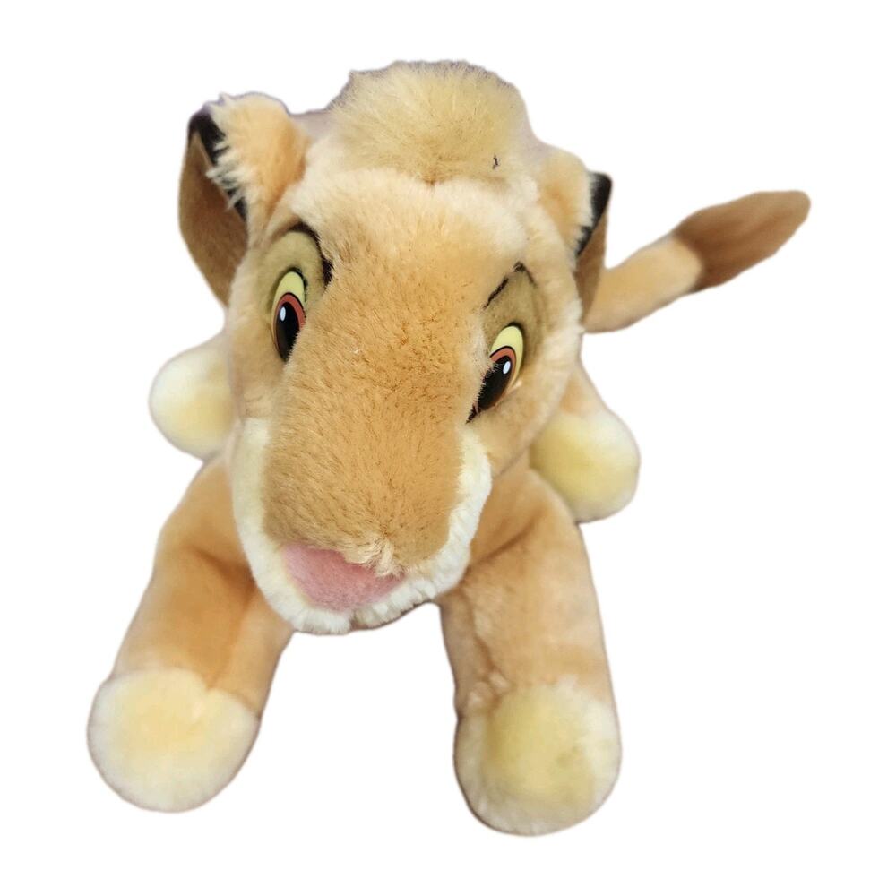 Vintage Applause Disney The Lion King Simba Stuffed Plush 15” Tail to front Feet